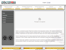 Tablet Screenshot of pactroninc.com
